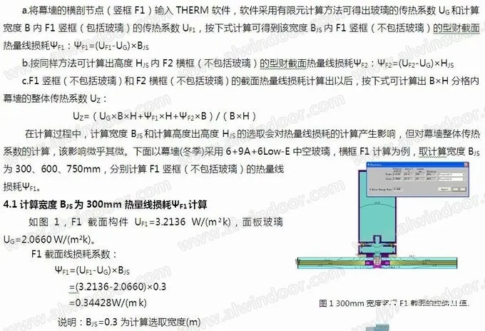 玻璃配置與分格對幕墻熱工性能的影響(圖3)